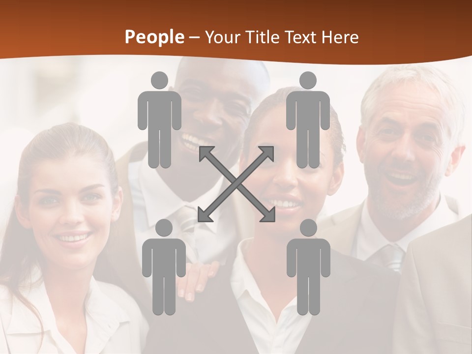 A Beautiful Nature Path Through A Garden. PowerPoint Template