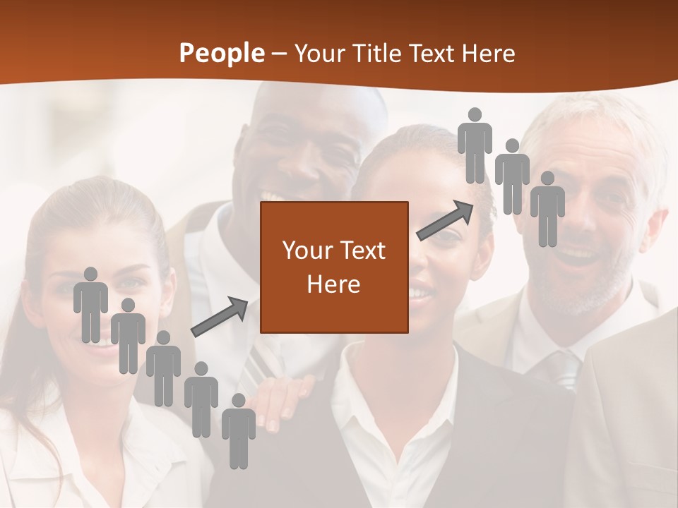 A Beautiful Nature Path Through A Garden. PowerPoint Template