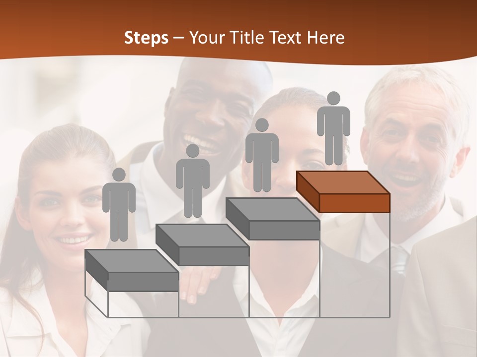 A Beautiful Nature Path Through A Garden. PowerPoint Template