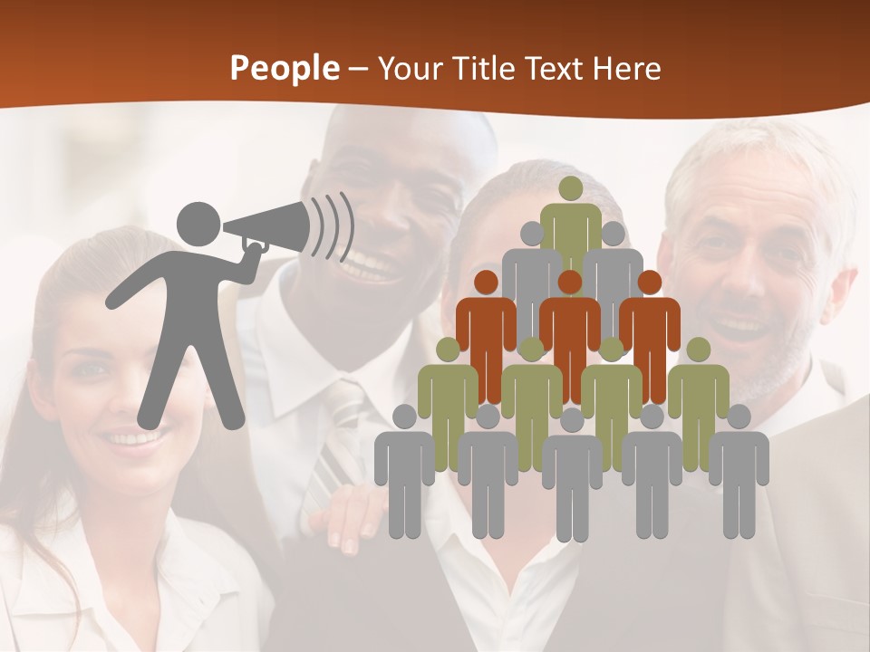 A Beautiful Nature Path Through A Garden. PowerPoint Template