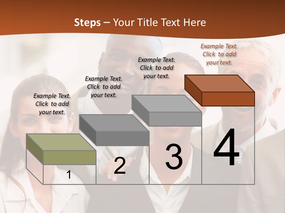 A Beautiful Nature Path Through A Garden. PowerPoint Template