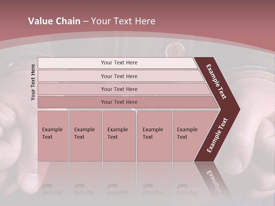 Detail Of The Hands Of A Arrested Man, With Handcuffs PowerPoint Template