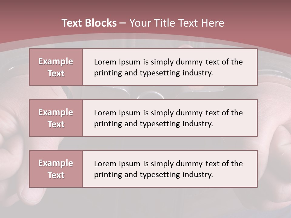 Detail Of The Hands Of A Arrested Man, With Handcuffs PowerPoint Template
