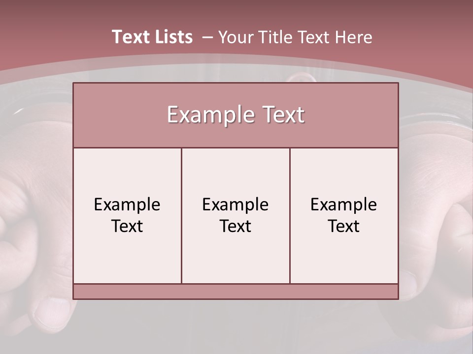Detail Of The Hands Of A Arrested Man, With Handcuffs PowerPoint Template