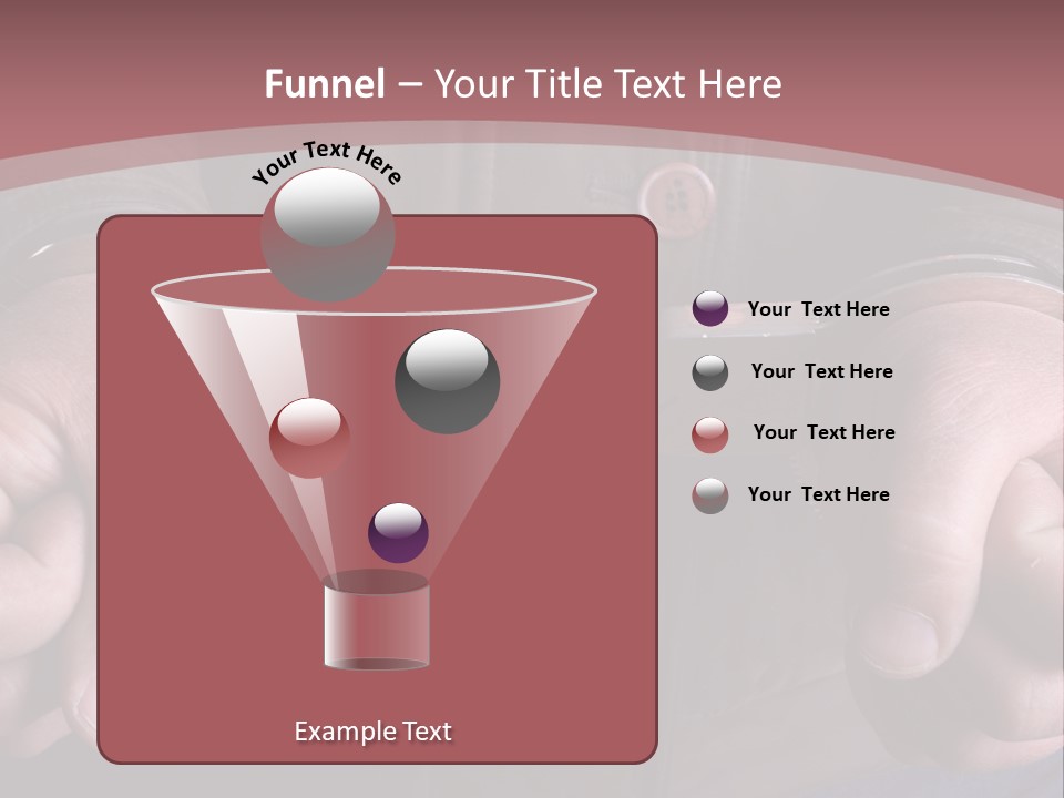 Detail Of The Hands Of A Arrested Man, With Handcuffs PowerPoint Template