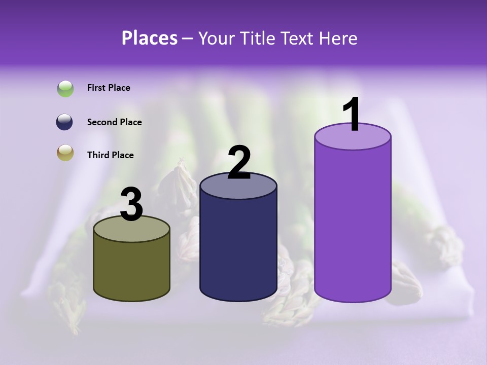 Fresh Green Asparagus PowerPoint Template