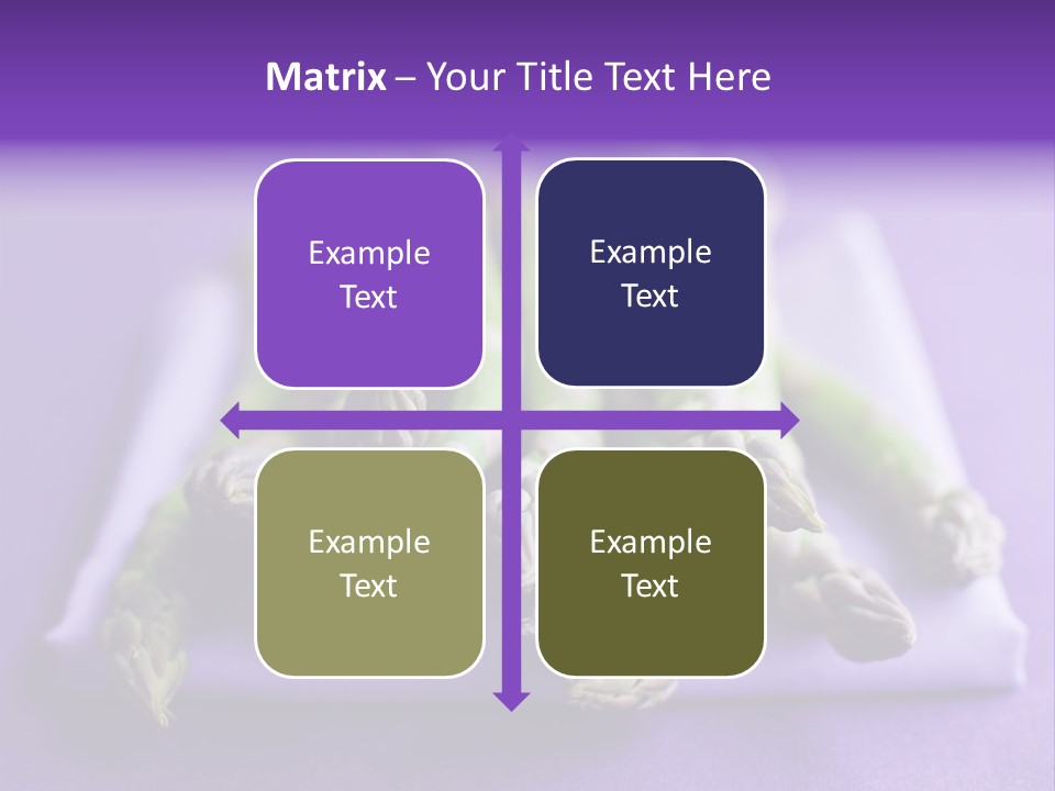 Fresh Green Asparagus PowerPoint Template