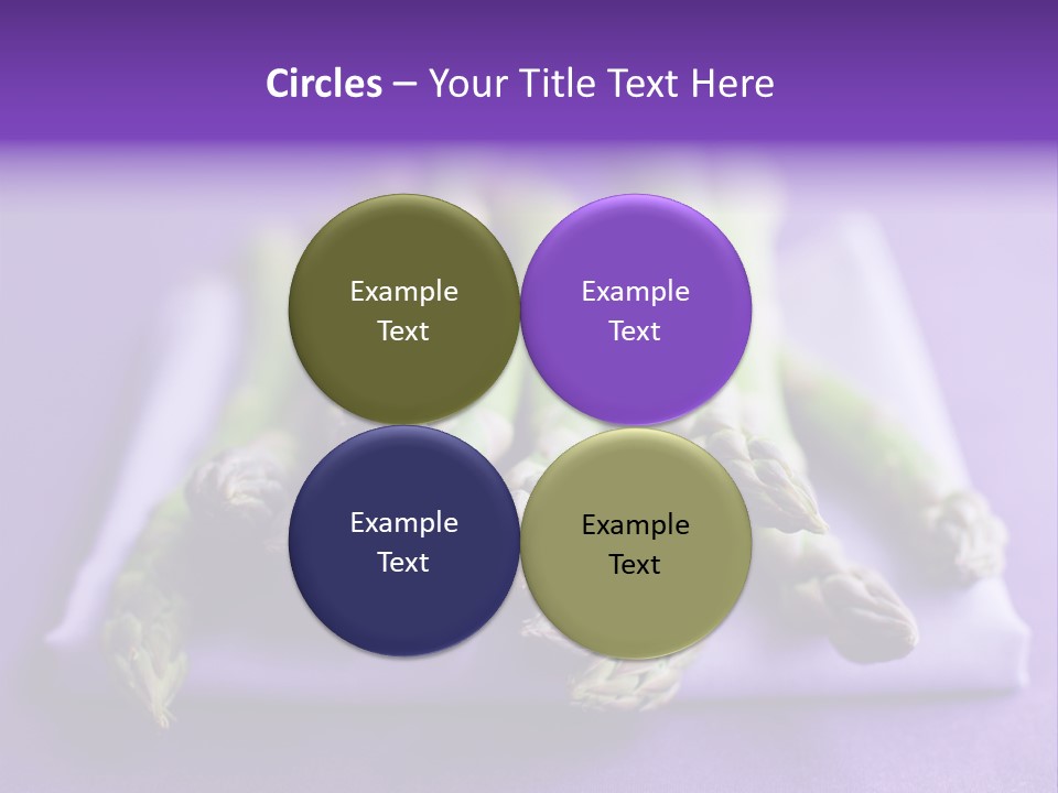 Fresh Green Asparagus PowerPoint Template