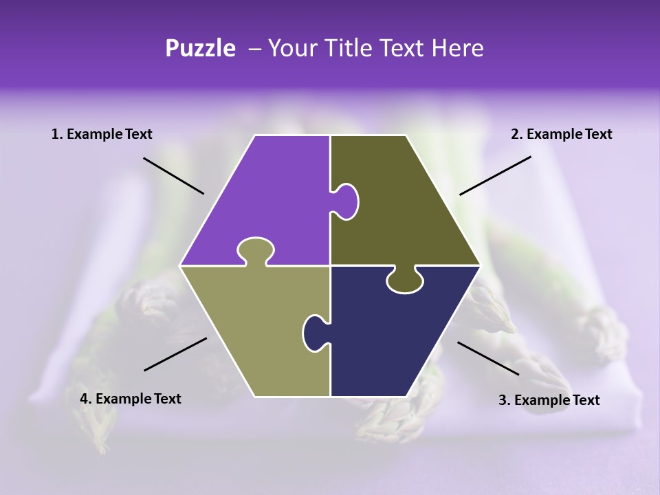 Fresh Green Asparagus PowerPoint Template