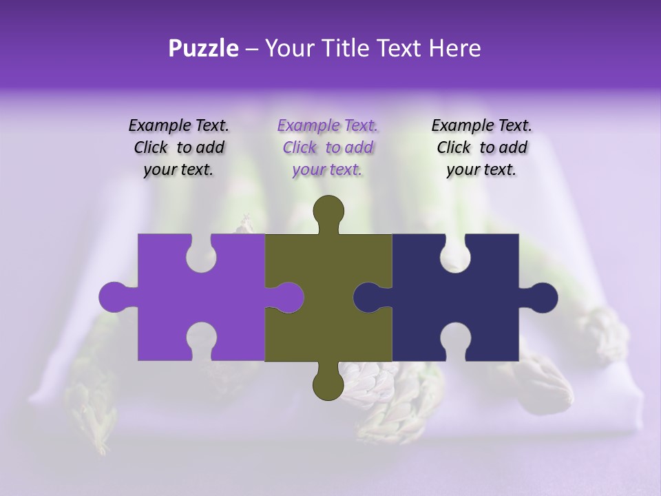 Fresh Green Asparagus PowerPoint Template