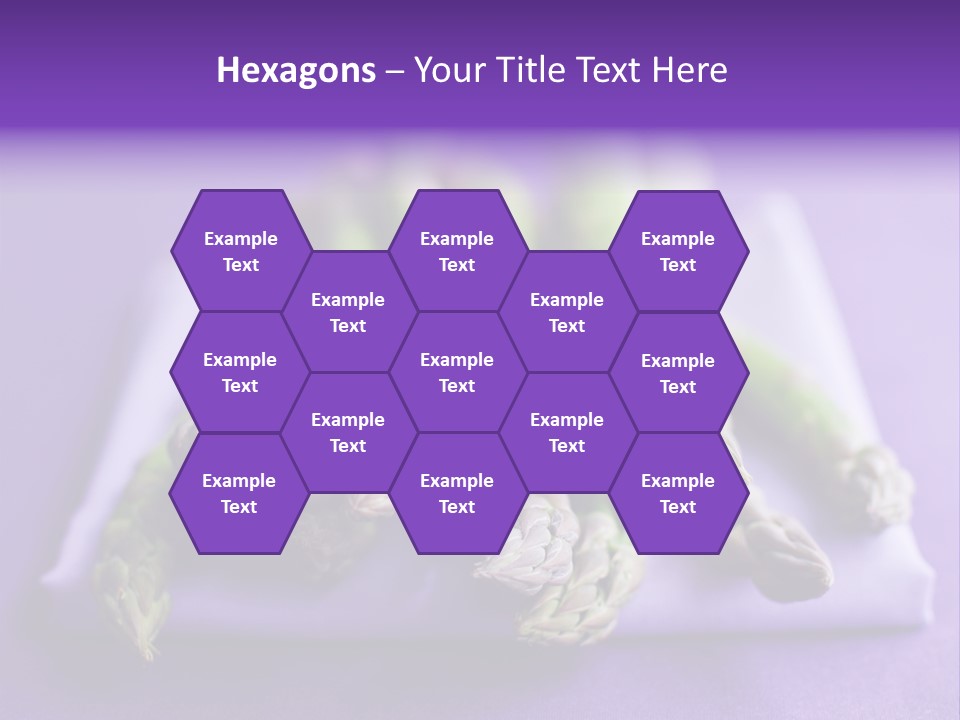 Fresh Green Asparagus PowerPoint Template