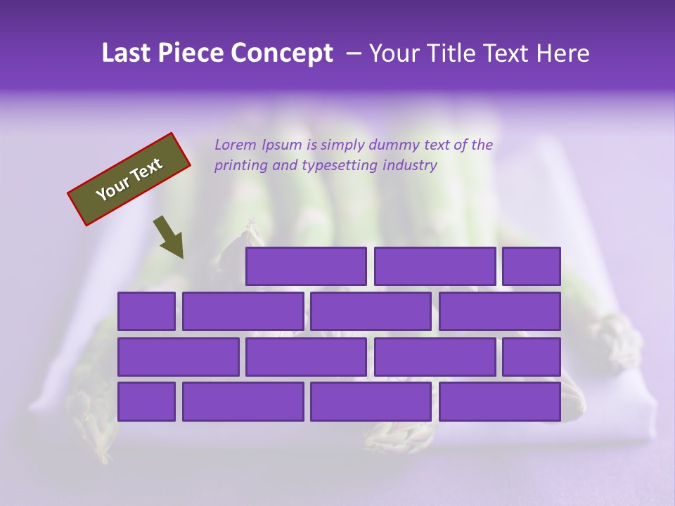 Fresh Green Asparagus PowerPoint Template