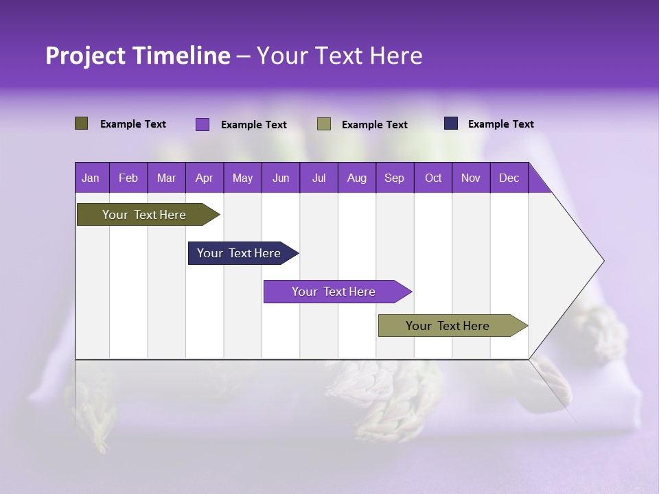 Fresh Green Asparagus PowerPoint Template