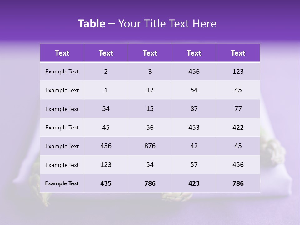 Fresh Green Asparagus PowerPoint Template