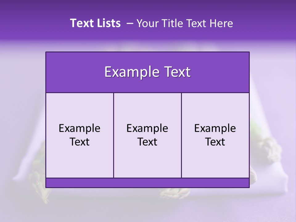 Fresh Green Asparagus PowerPoint Template