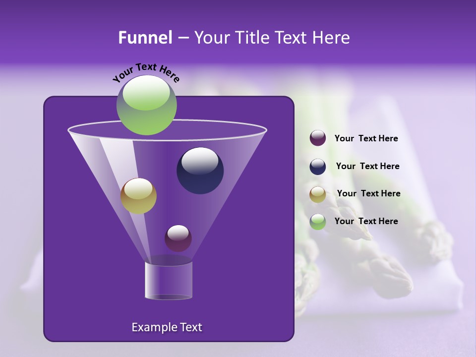 Fresh Green Asparagus PowerPoint Template