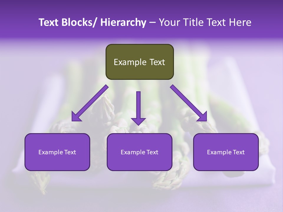 Fresh Green Asparagus PowerPoint Template