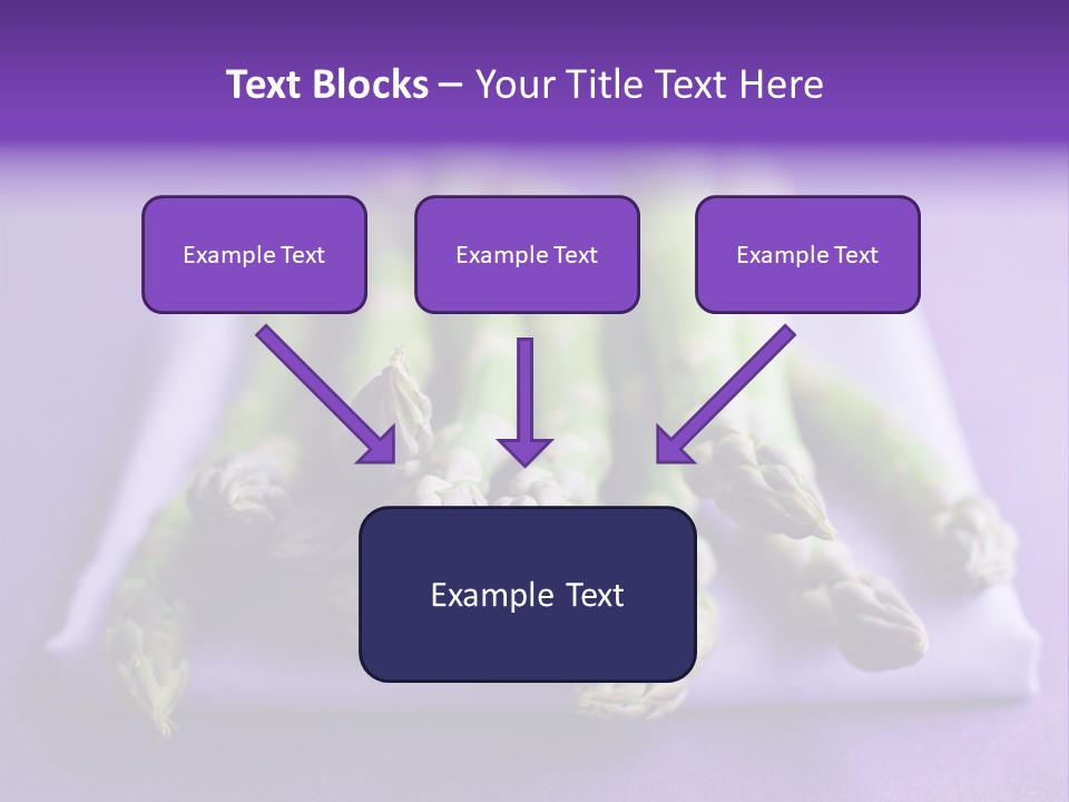 Fresh Green Asparagus PowerPoint Template