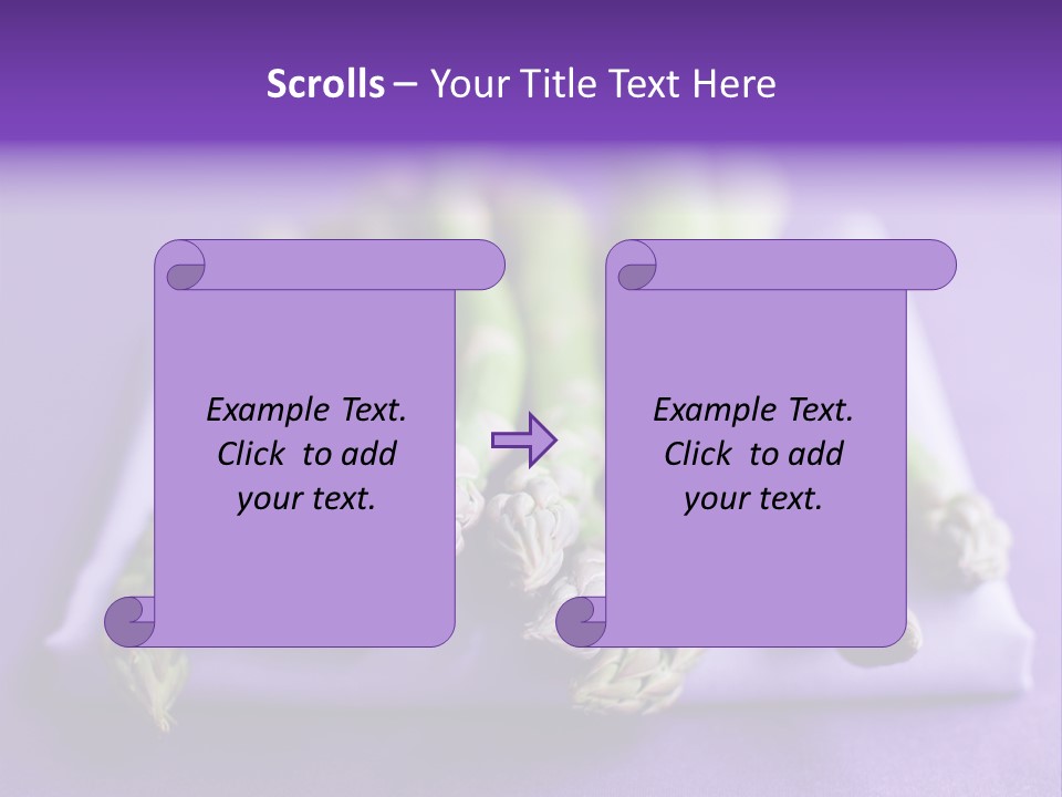 Fresh Green Asparagus PowerPoint Template