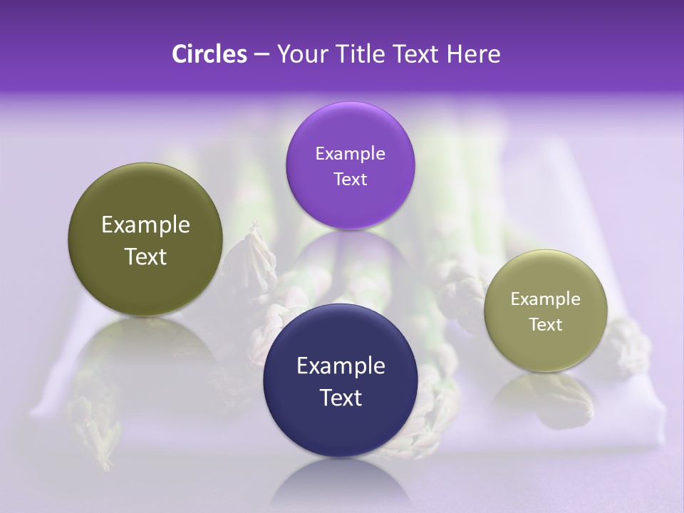 Fresh Green Asparagus PowerPoint Template