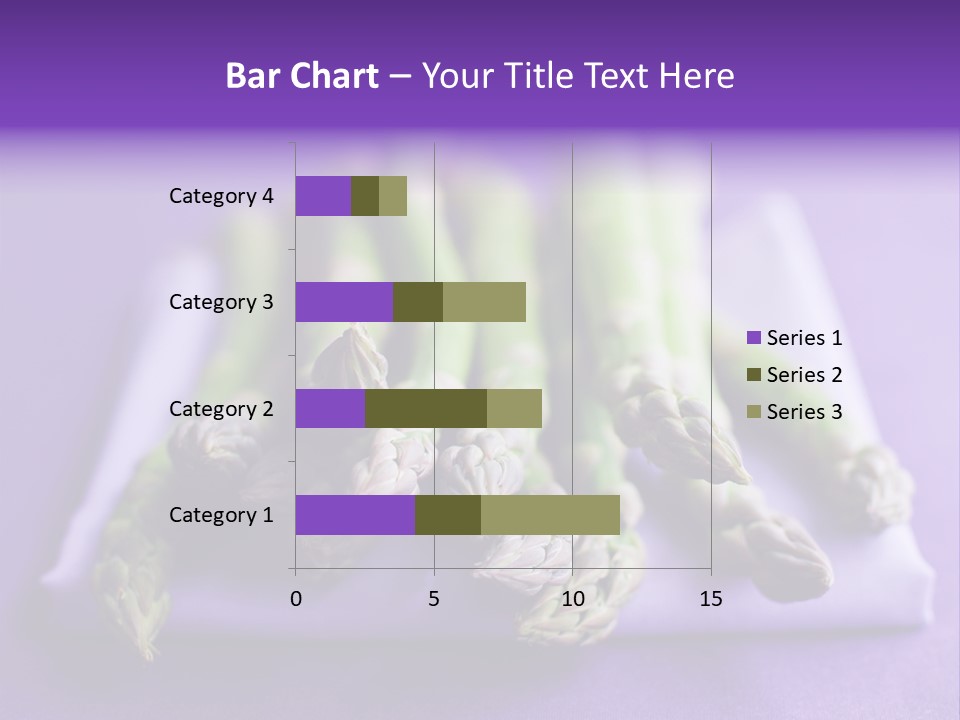 Fresh Green Asparagus PowerPoint Template