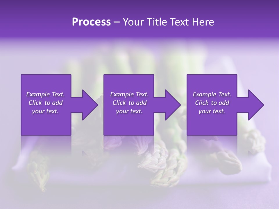 Fresh Green Asparagus PowerPoint Template