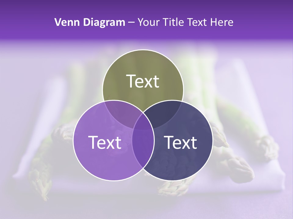 Fresh Green Asparagus PowerPoint Template