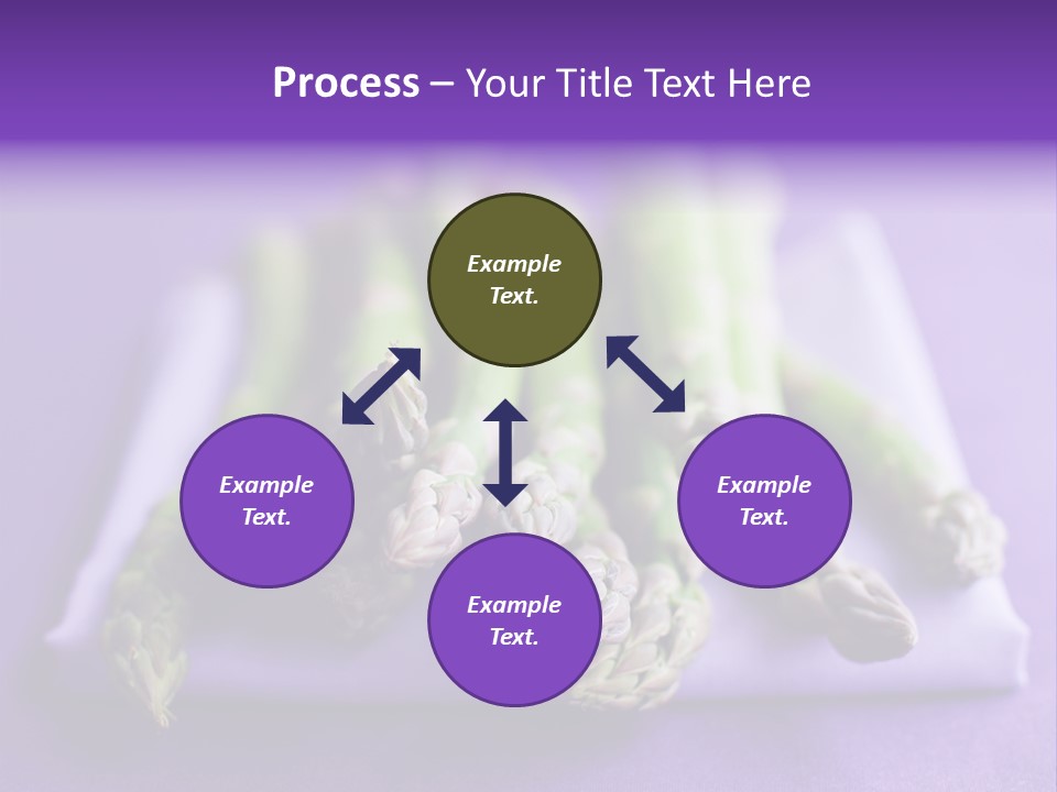 Fresh Green Asparagus PowerPoint Template
