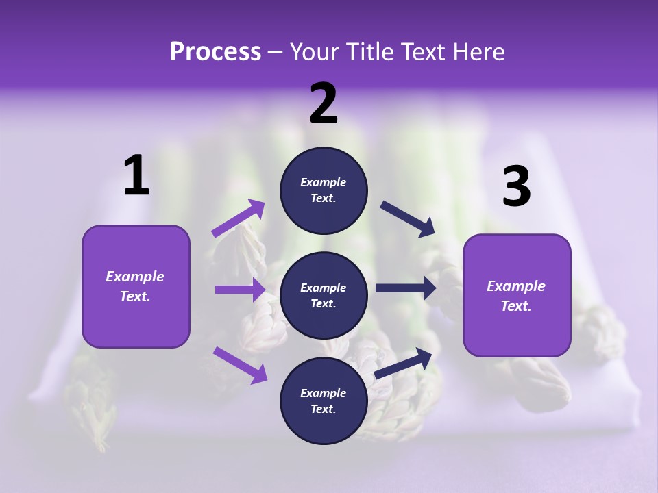 Fresh Green Asparagus PowerPoint Template