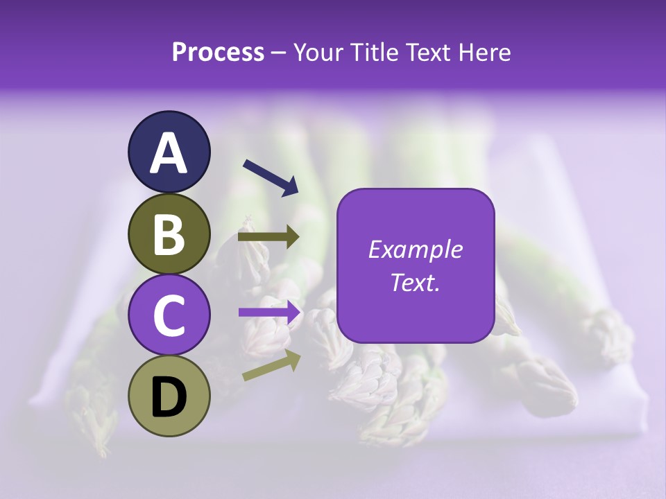 Fresh Green Asparagus PowerPoint Template