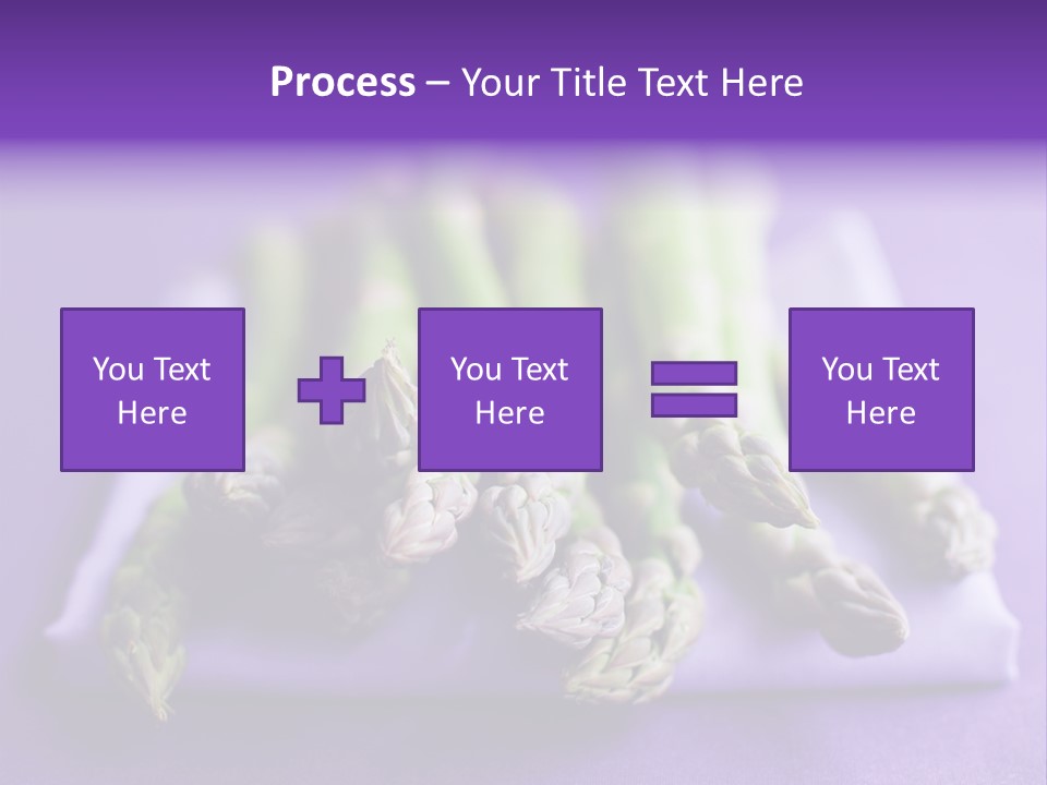 Fresh Green Asparagus PowerPoint Template