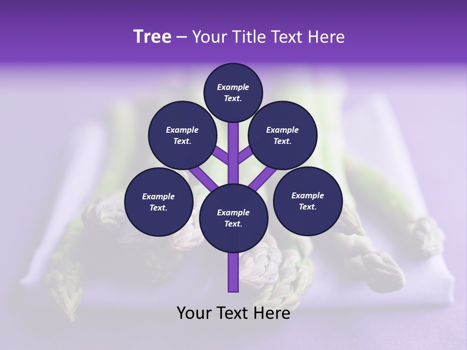 Fresh Green Asparagus PowerPoint Template