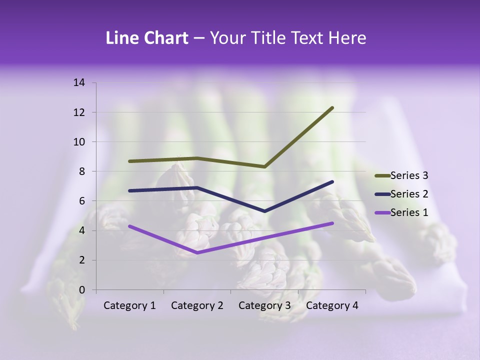 Fresh Green Asparagus PowerPoint Template