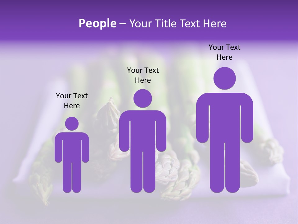 Fresh Green Asparagus PowerPoint Template