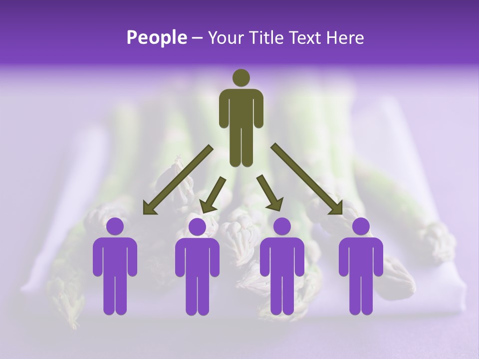 Fresh Green Asparagus PowerPoint Template