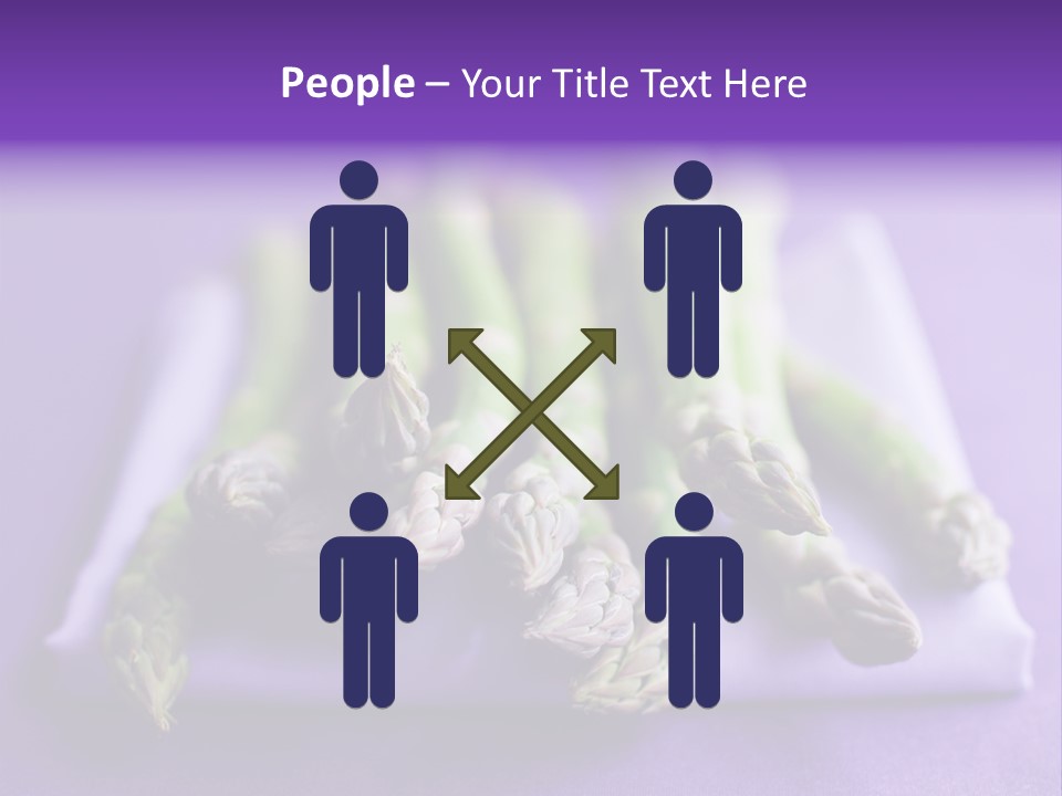 Fresh Green Asparagus PowerPoint Template