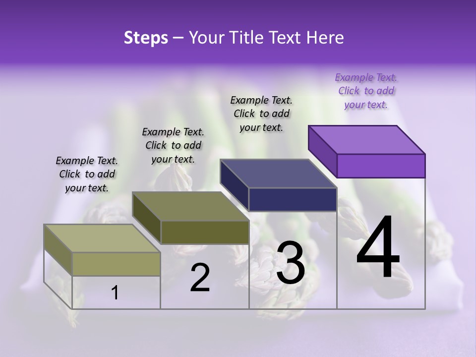 Fresh Green Asparagus PowerPoint Template