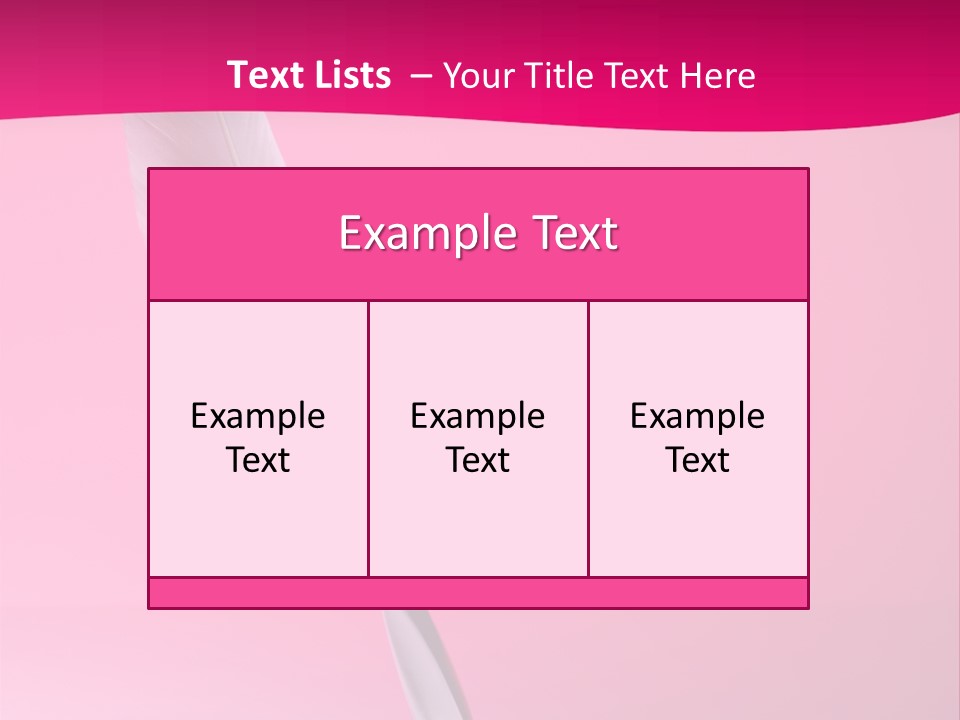 Quill Pen Isolated On Purple Background PowerPoint Template