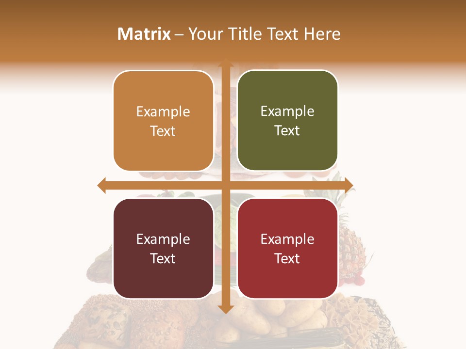 Food Pyramid Isolated On White Background PowerPoint Template