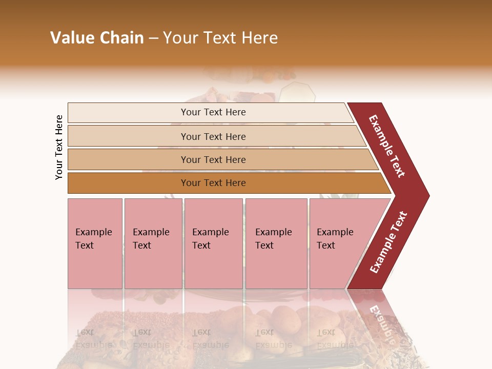 Food Pyramid Isolated On White Background PowerPoint Template
