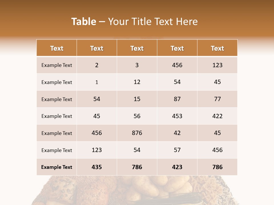 Food Pyramid Isolated On White Background PowerPoint Template