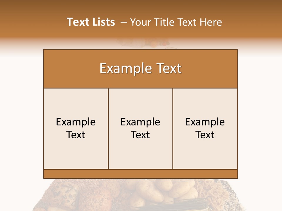 Food Pyramid Isolated On White Background PowerPoint Template