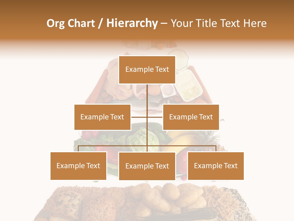 Food Pyramid Isolated On White Background PowerPoint Template
