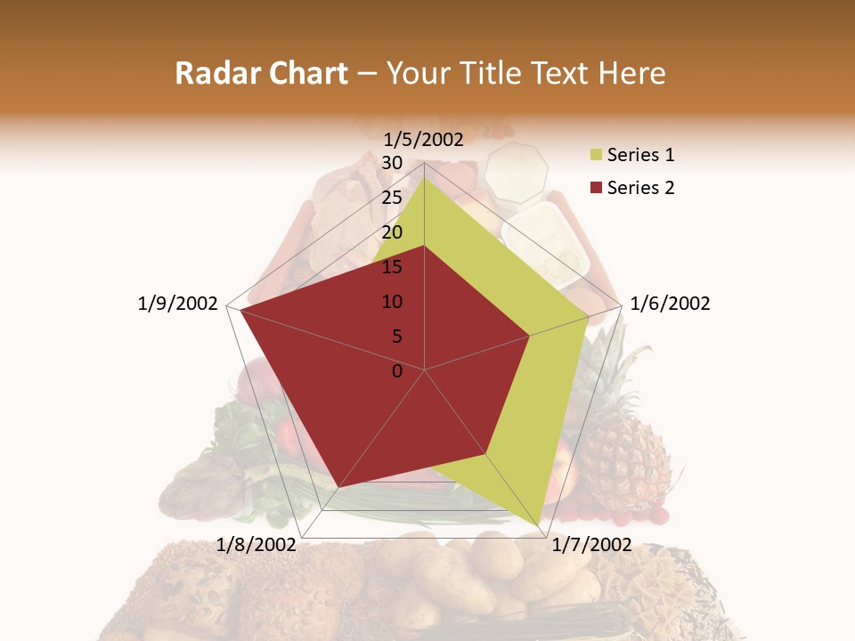 Food Pyramid Isolated On White Background PowerPoint Template