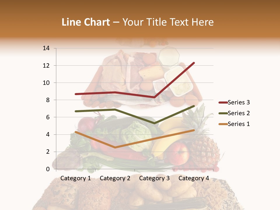 Food Pyramid Isolated On White Background PowerPoint Template