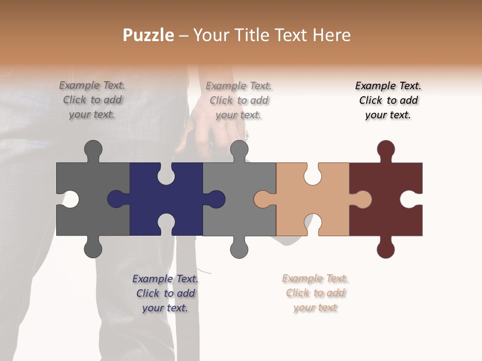 Detail Of Photographer Isolated On White Background PowerPoint Template