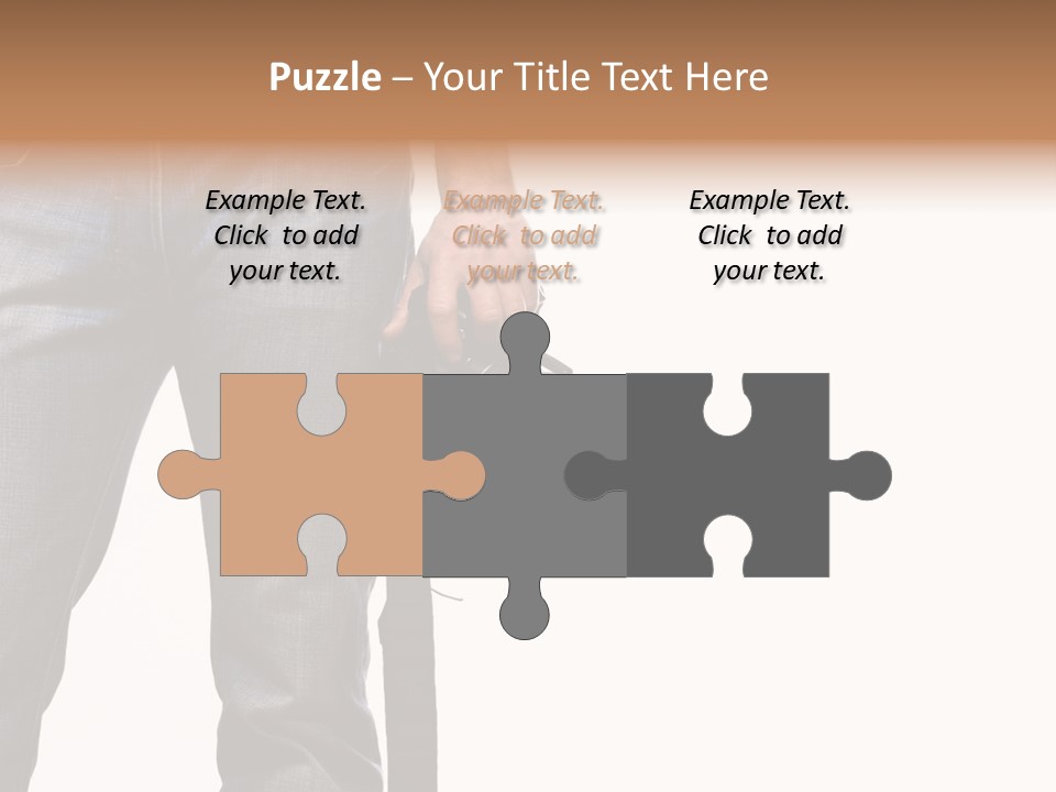 Detail Of Photographer Isolated On White Background PowerPoint Template