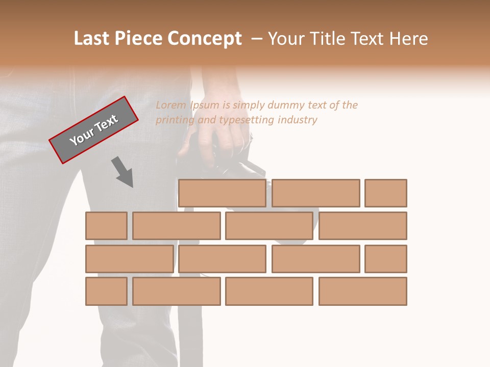 Detail Of Photographer Isolated On White Background PowerPoint Template