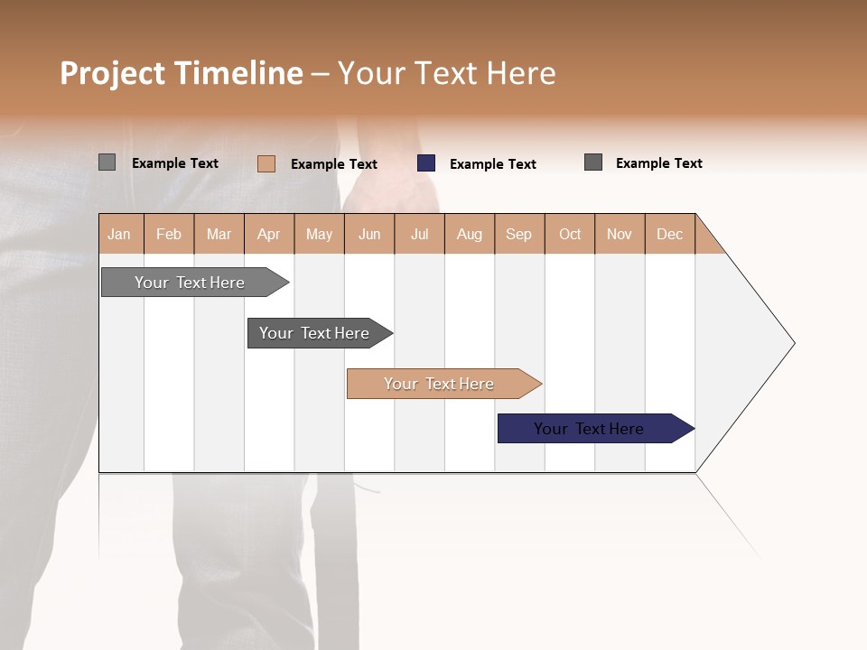 Detail Of Photographer Isolated On White Background PowerPoint Template