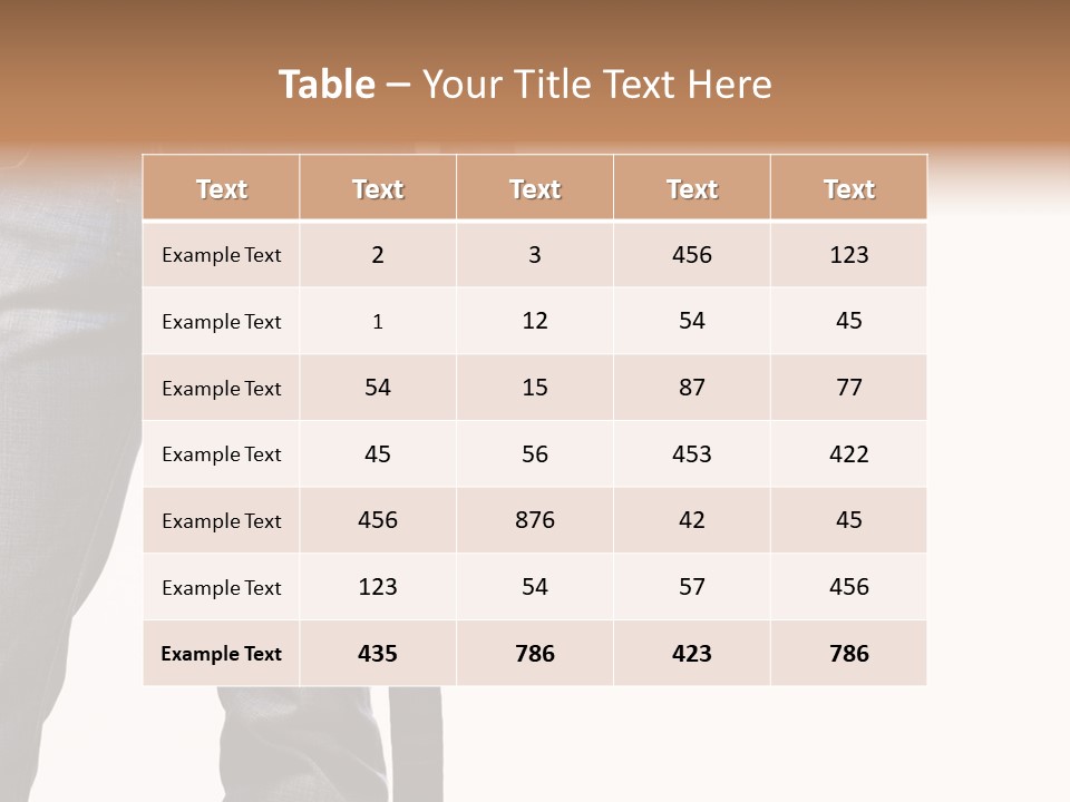 Detail Of Photographer Isolated On White Background PowerPoint Template